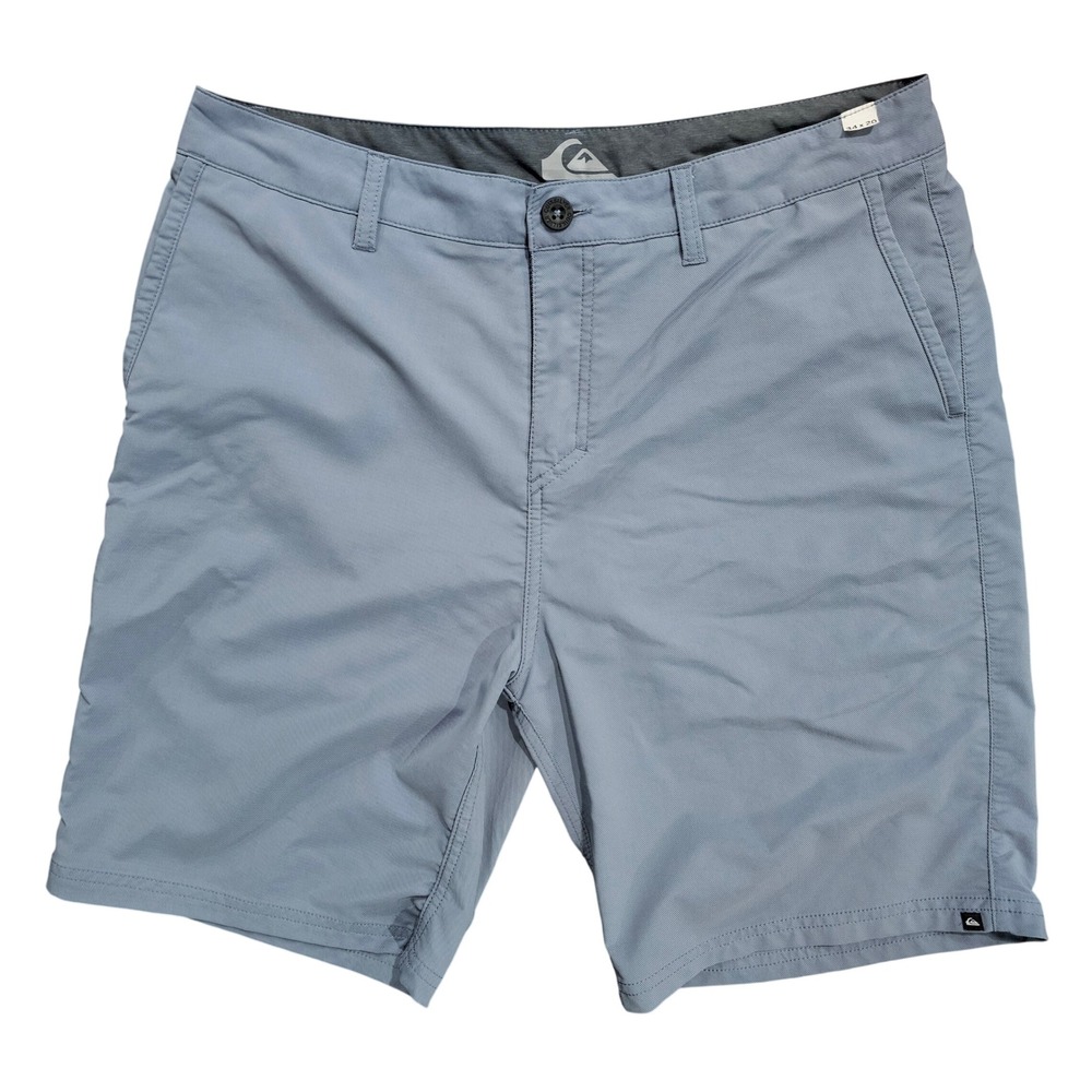 Quiksilver Hybrid Mens 34 Blue Amphibian Shorts Boardshorts Walkshorts